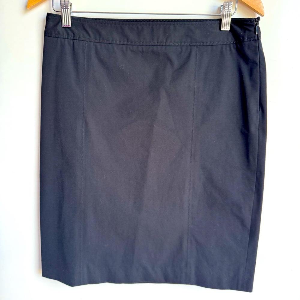THEORY Women Pencil Skirt Women Size 8 Cotton Officecore Business Work Career